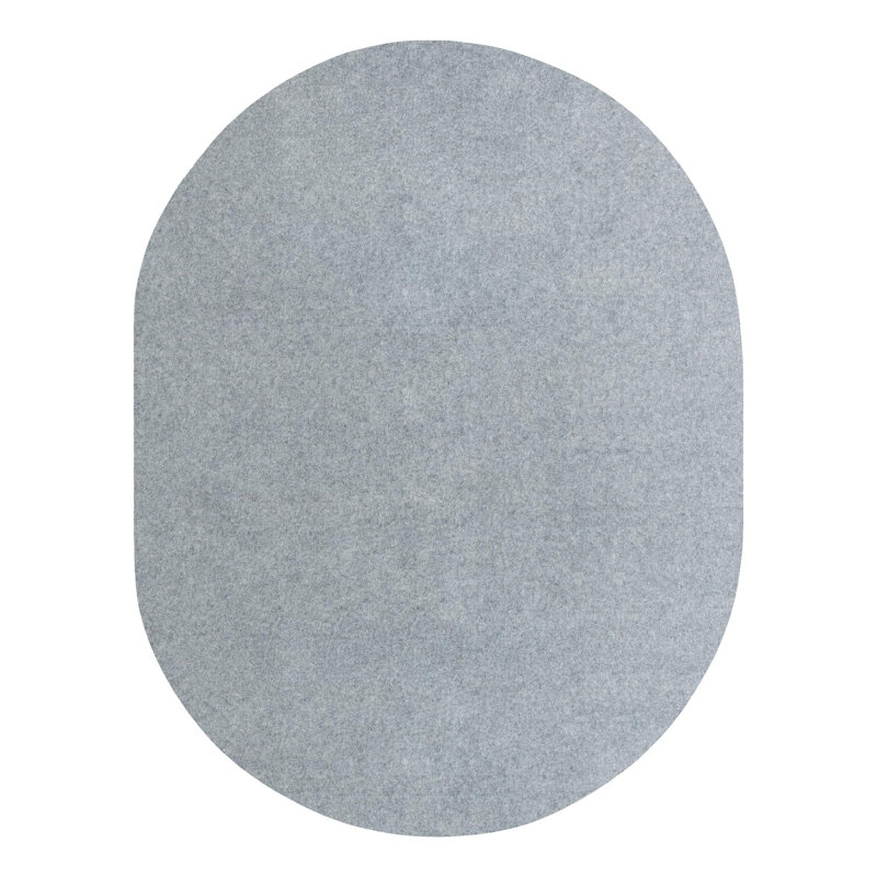 Sous-tapis Hokku Designs Timora, Ovale 7 pi 10 po x 9 pi 10 po
