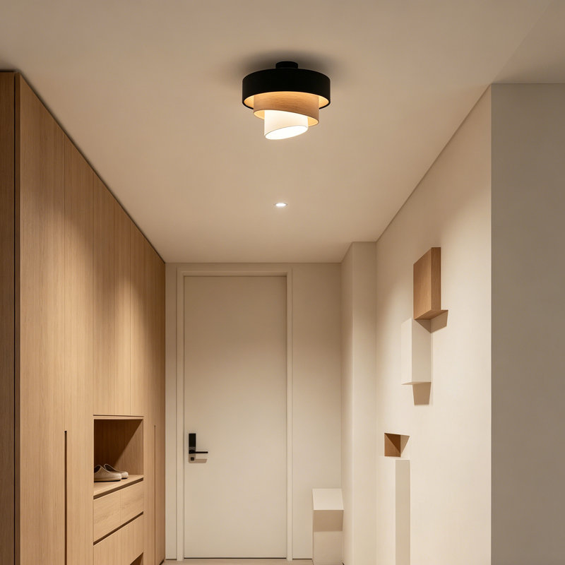 3-Tier Semi-Flush Mount Ceiling Light