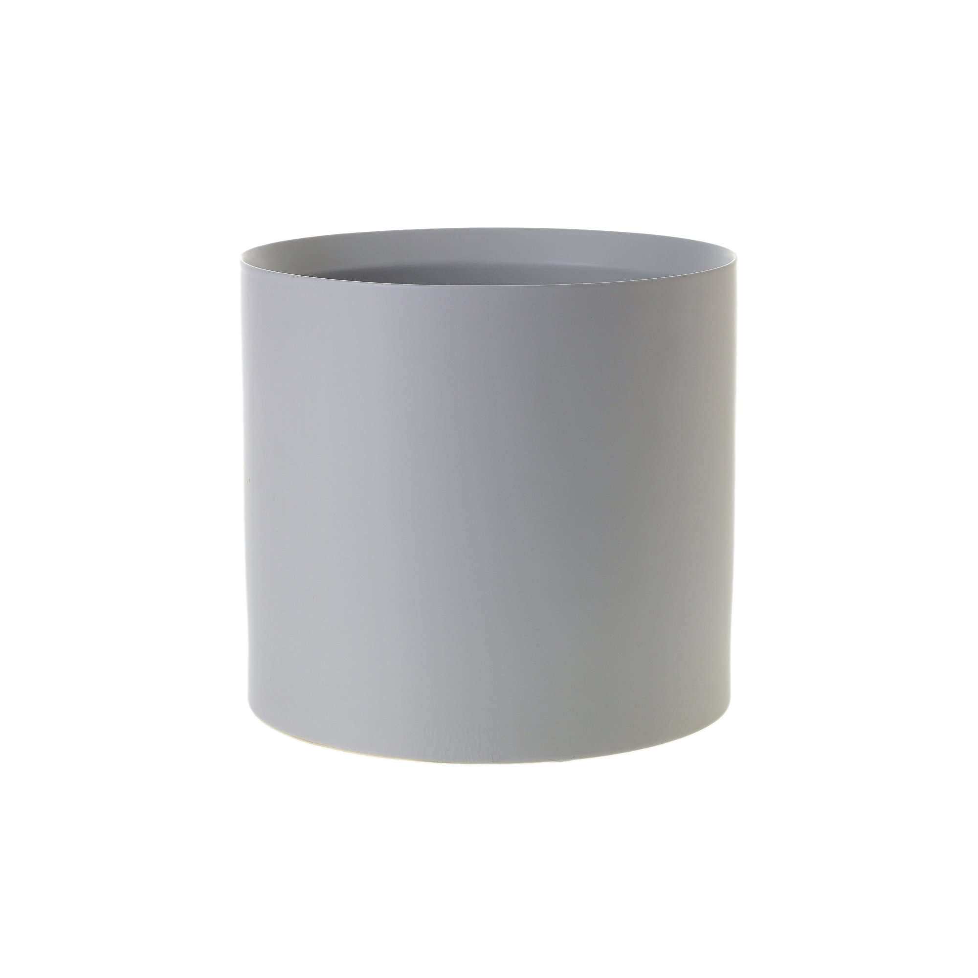 Parsons Handmade Ceramic Pot Planter, Gray, 9" H x 8.5" W x 8.5" D