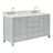 Cambridge 67'' Double Bathroom Vanity with Carrara Marble Top-90865107-132355252