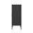 Naomi 2-Piece Modern Steel Accent Cabinet and Storage Cabinet with 8 Adjustable Shelves in Black-905671129