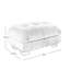Repose-pieds avec repose-pieds Light Coffee-1824692370