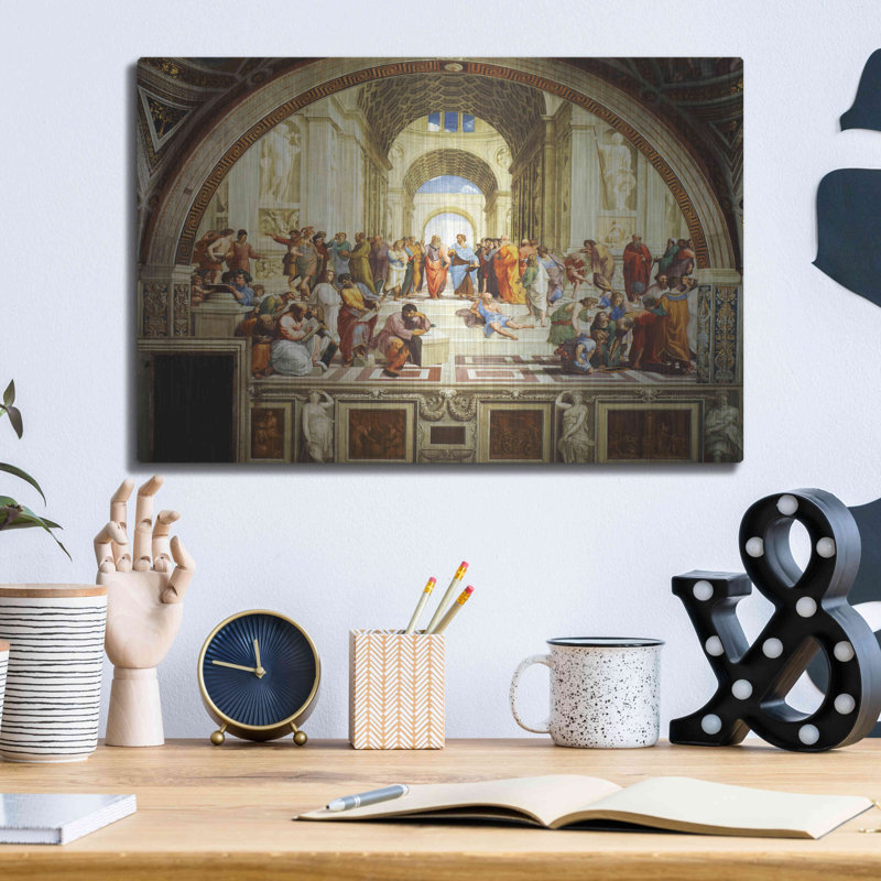 «The School Of Athens» par MASTERS, H 12 po x l 16 po