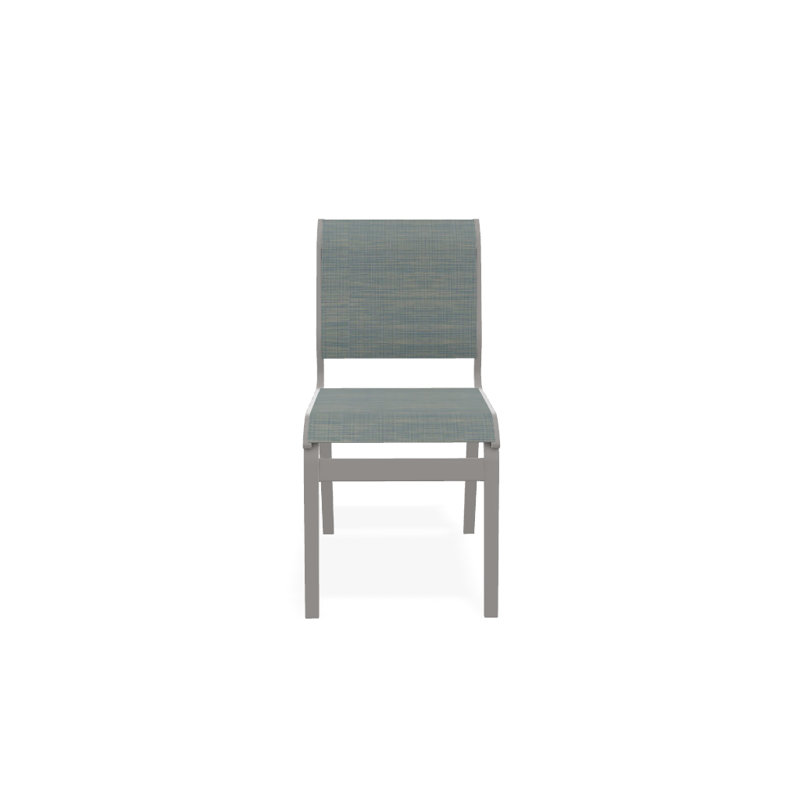 Chaise d'appoint de salle à manger Hiraku, Gris chaleureux texturé, Baja