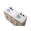 Meuble-lavabo double 60 po en chêne naturel-545837296-545837297