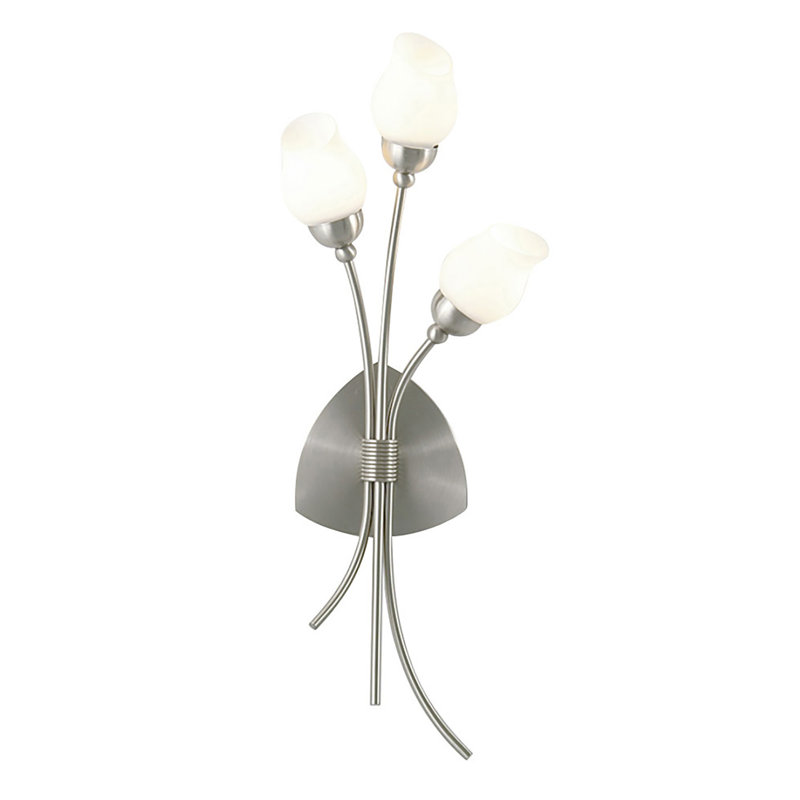 Kissinger 3-Light Dimmable Wallchiere, Chrome