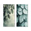 Rainy Day Leaves Collage I - Art mural floral 2 panneaux-1204901864-1204901865