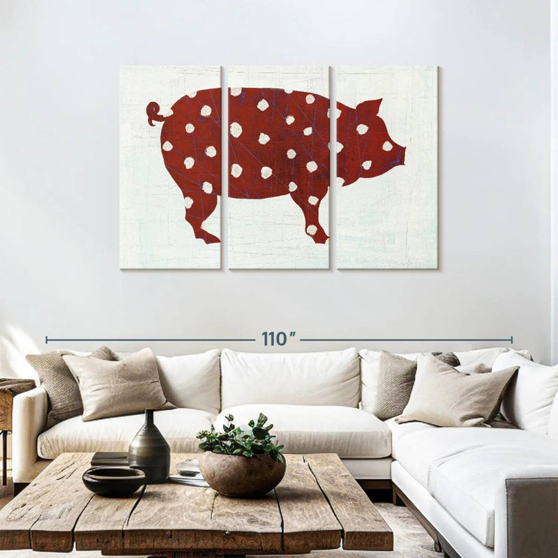 Brampt Modern Americana Farm II, H 48 po x l 74 po