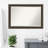 Eyre Wood Flat Wall Mirror-46303223