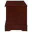 Commode rectangulaire en cèdre brun chaud