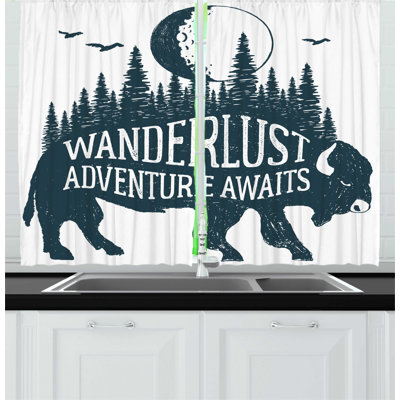 Pointed Kitchen Curtain