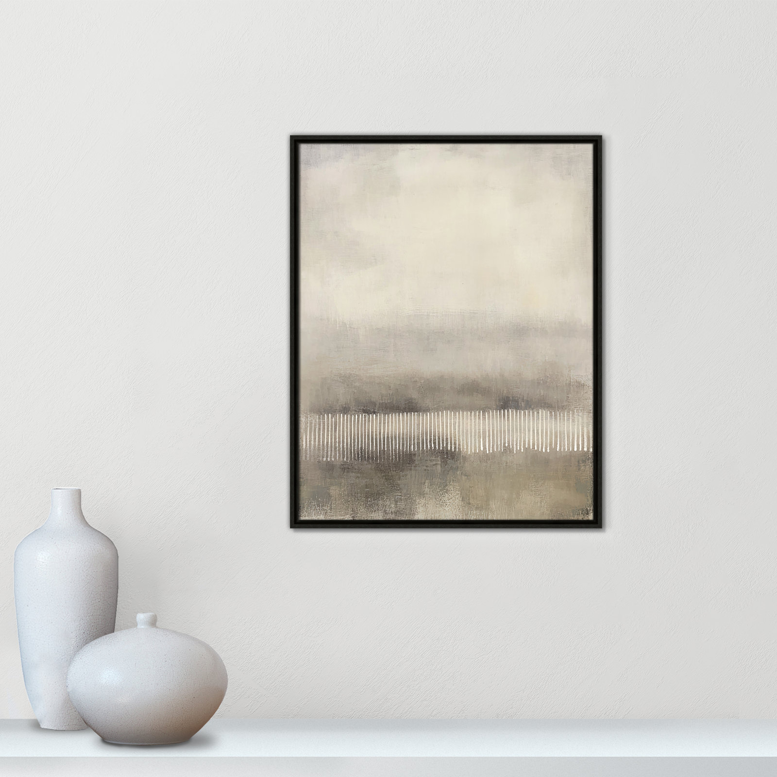 Balanced Silence I Print by Irena Orlov, 29.5" H x 23.5" W, Espresso Floater