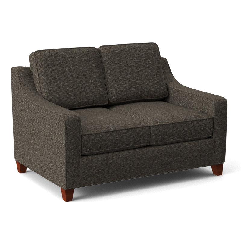 Clark 54" Square Arm Sofa Bed, BM Cherry, Elliot Caribou