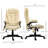 High Back Vibration Massage Office Chair with 6 Vibration Points, Heated Reclining PU Leather Computer Chair with Armrest and Remote-175341094