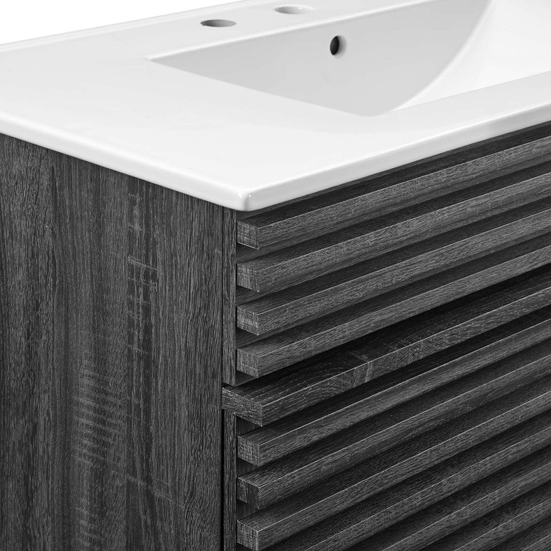 Render 36" Bathroom Vanity, Charcoal