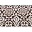 Tapis oriental à motif damassé à motif végétal abstrait noué à la main 4 x 6