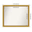 Townhouse Gold Non-Beveled Bathroom Wall Mirror-1016737280