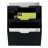 Black Acrylic Wall Mounted Mail Organizer Holder