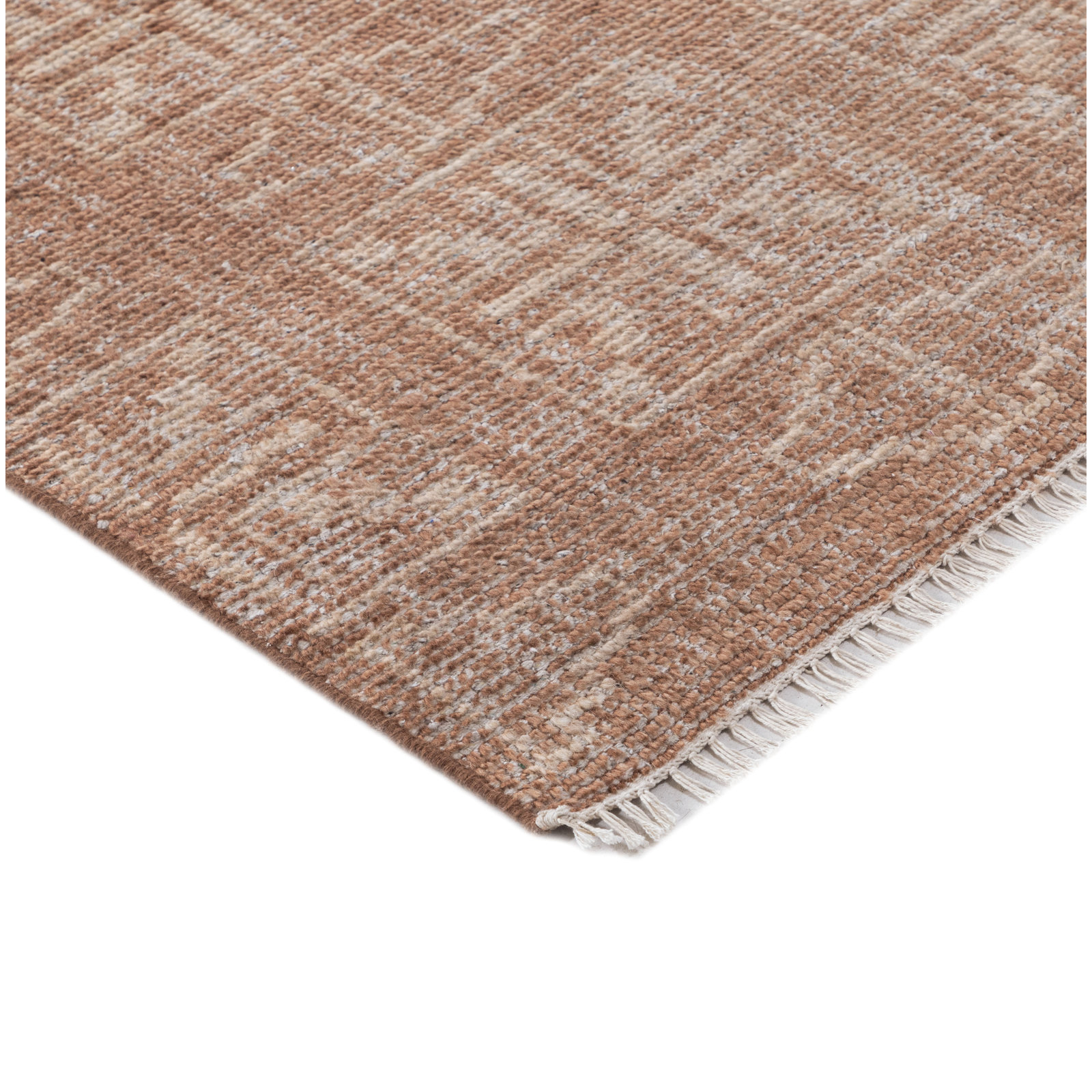 Mira Hand Knotted Wool Area Rug, Rectangle 3' x 5'