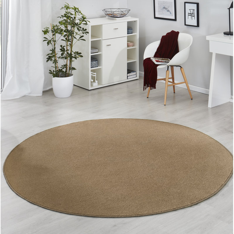 Fancy Brown Rug, Round 133cm