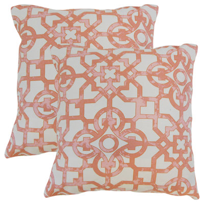 Coussin décoratif géométrique 