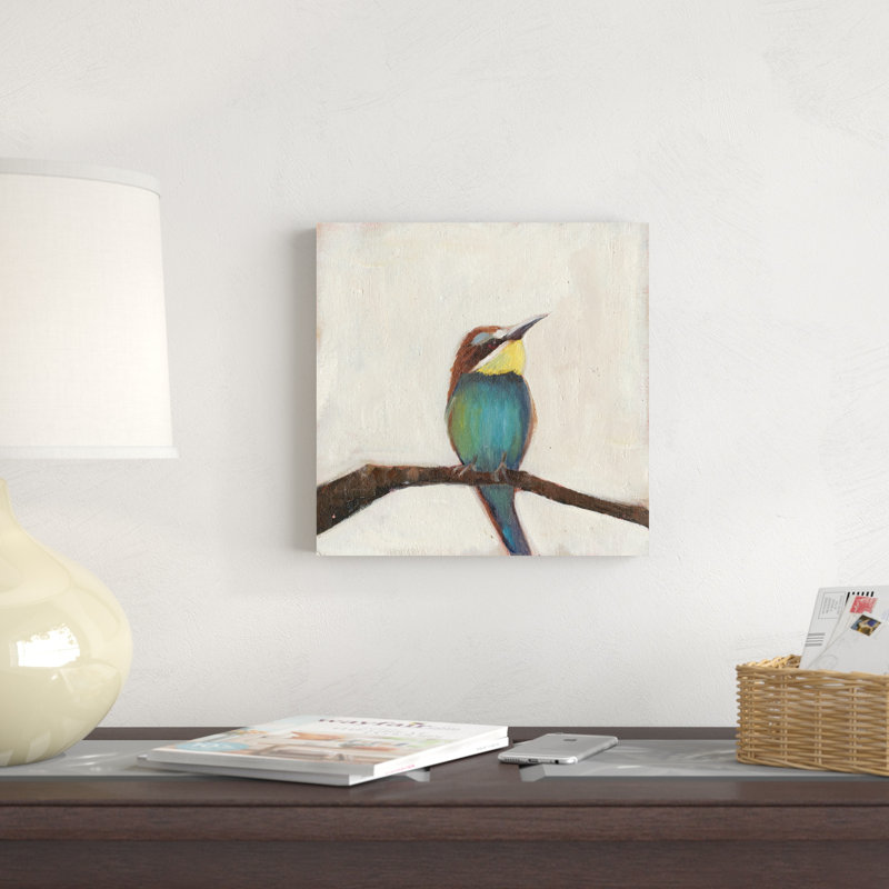 " Bird Profile II " Painting Print, 12" H x 12" W x 1.25" D