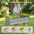Oretha 31.5” Waist-High Outdoor Planter Box: Raised Galvanized Steel Garden Bed For Effortless Patio & Balcony Gardening-772291969