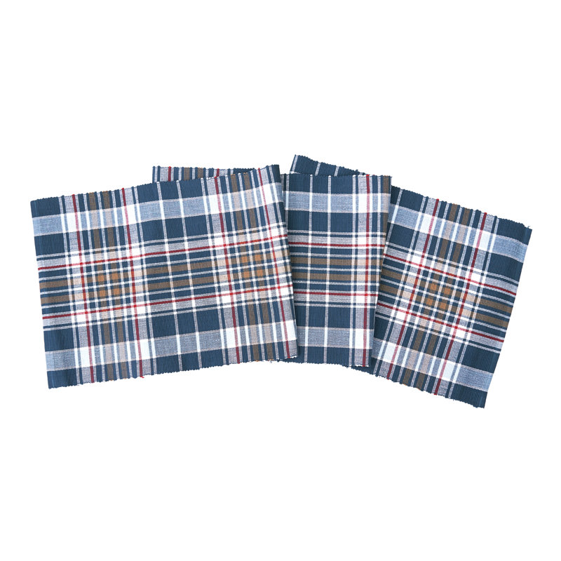 Lawson Lake Plaid Cotton Table Runner