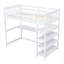 Lit mezzanine avec tablettes de rangement et bureau sous le lit-1341792793-1341792792