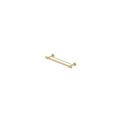 Deltana BBS2006/24-4 24" Center To Center Sobe Series Towel Bar Double Brushed Brass