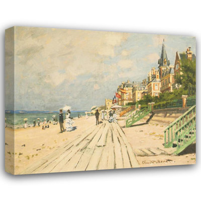 Plage à Trouville, 1870