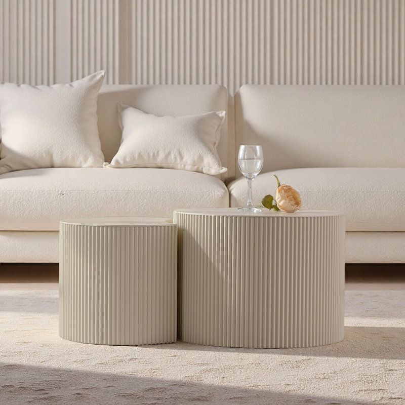 Ensemble de 2 tables basses de 47 po Modern