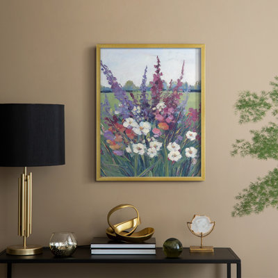 FLORAL Series DCXLI  -Premium Framed Print -Ready to Hang - No Nails Required