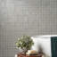 Clay 12x12 Matte Concrete Look Porcelain Mosaic Tile-481483890