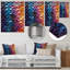 «Colorful Rainbow Scales II» - Autre art mural abstrait en métal-724747505