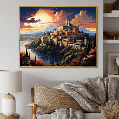 Spain Alhambra Palace In Granadain - Architecture Wall Decor