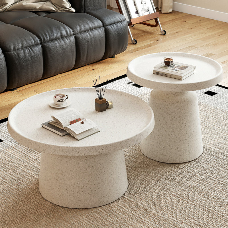 Ensemble de 2 tables basses gigognes Modern Modern