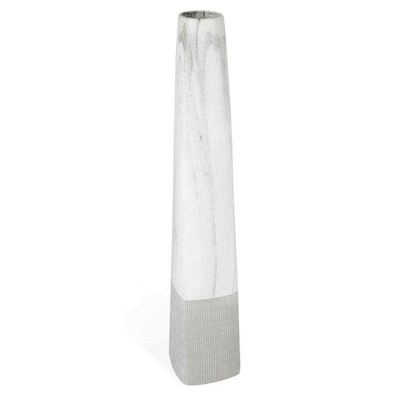 Widger Ceramic / Porcelain Floor Vase, 40" H x 8" W x 8" D