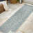 Hagerman Vintage Filigree Textured Weave Gray/Teal Indoor/Outdoor Rug-5807869