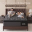 Matelas hybride médium de 30 cm (12 po) avec mousse à mémoire de forme infusée de gel et ressorts ensachés individuellement, livré dans une boîte-657587781-657587780
