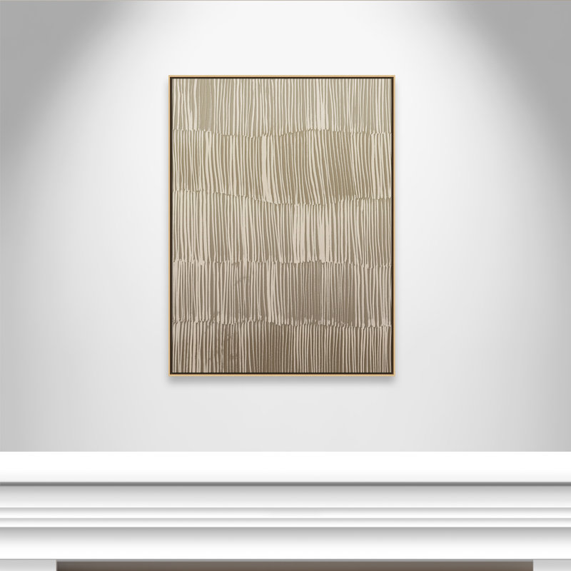 Linear Calm I Print par , Flotteur naturel, H 49,5 po x l 37,5 po