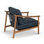 Fauteuil d'appoint en cuir véritable Rowan-1970161763