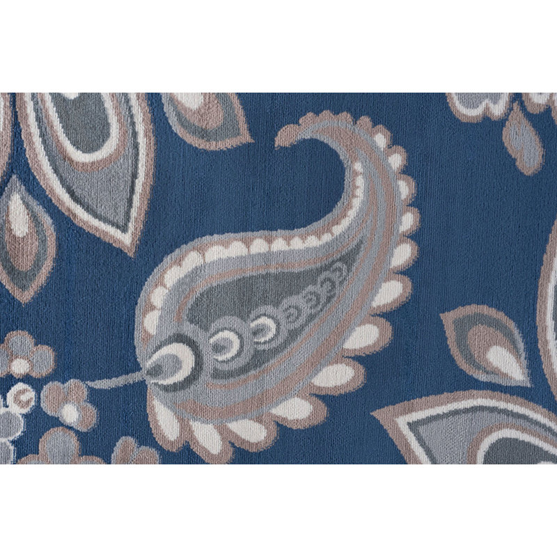 Tapis bleu Moyo, Rond 7 pi 10 po