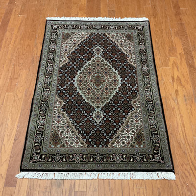 Handmade Tabriz Fish Design Wool Rug