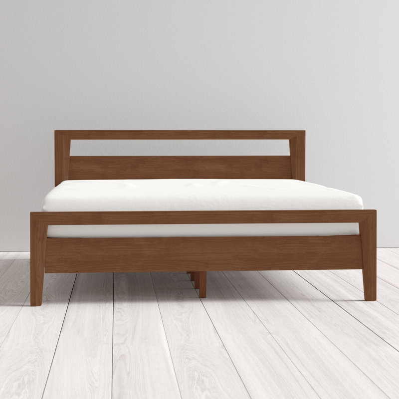 Mansfield Solid Wood Bed, Saddle Cherry, California King