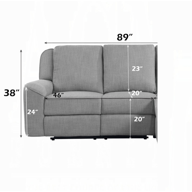 Destiny Motion Sectional Sofa Component Lf Loveseat