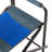 Folding Chair With Construction - 2 Lightweight For Outdoor, Blue/Grey Oversized Storage Pockets Comfortable Outdoor Adventures,