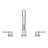 Widespread 2-handle Bathroom Faucet