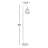 60'' Chrome Task Floor Lamp