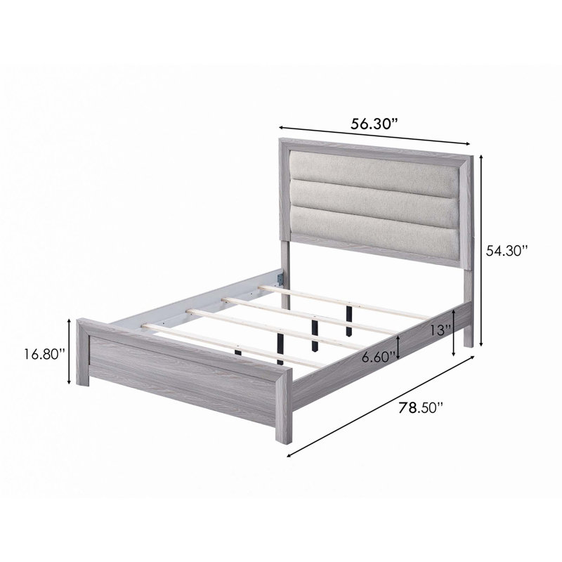 Tête de lit capitonnée 1pc, Double